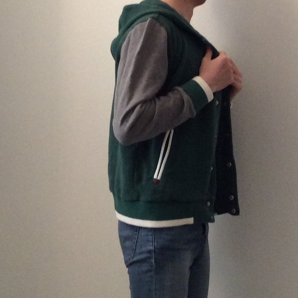 Men Baseball fleece Jacket - Picture 3 of 3
